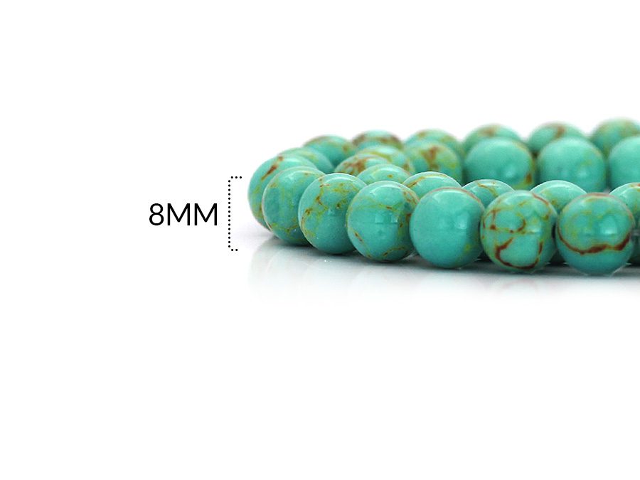 PIEDRA FOSIL 8MM / color VERDE JADE / X SARTA / promedio 50 und / ref – 0202VJ