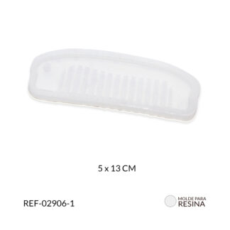 Molde silicona peine 5x13 CM / x unidad / Ref-02906-1
