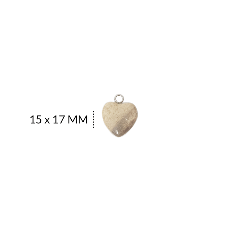 DIJE PIEDRA NATURAL CORAZON AGATA / x und / REF-0776A