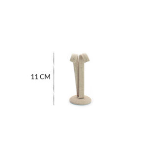 Exhibidor palma yute para arete 11 CM / x unidad / Ref-08725 / Ref-08725