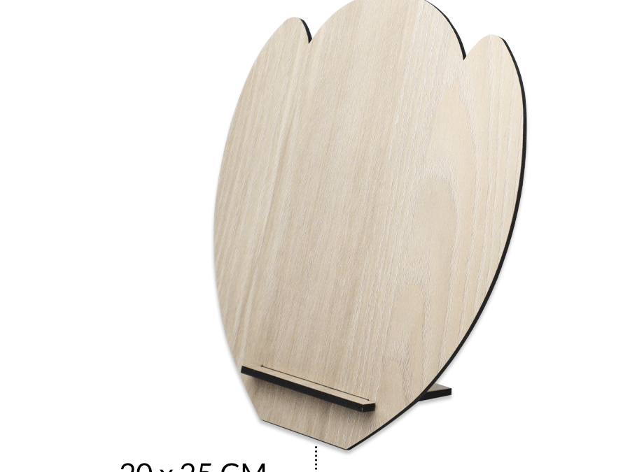 EXHIBIDOR MADERA MDF PARA COLLAR 20 X 25 MM / X UNIDAD / REF-08863 / REF-08863