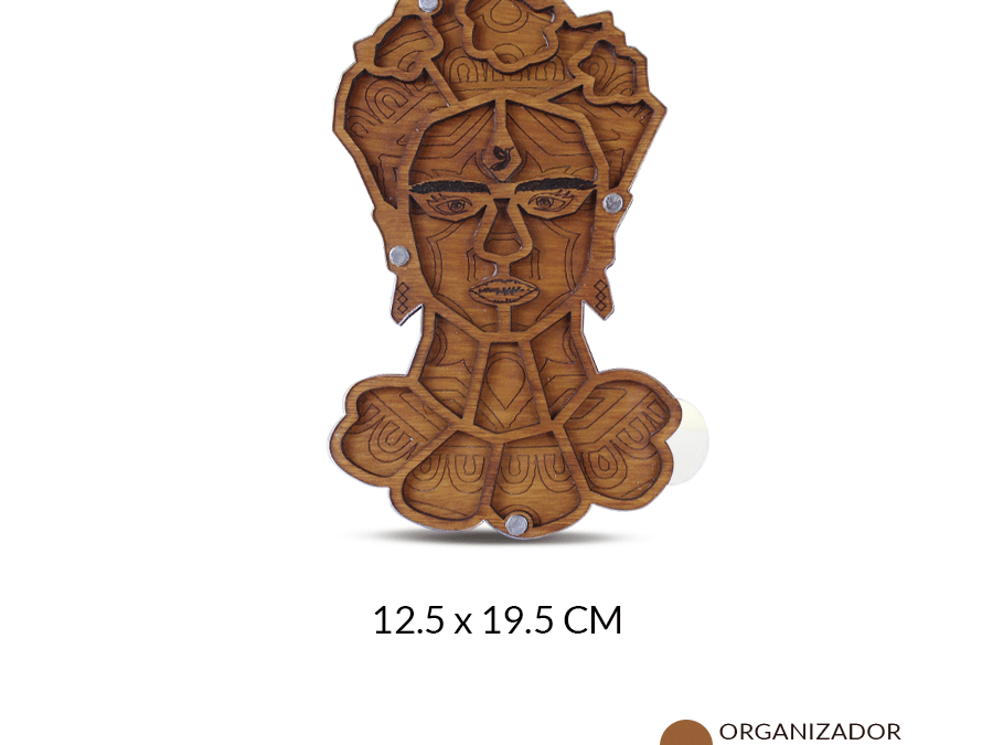 Organizador MDF Frida 18 contenedores 12.5 x 19.5 cm / x und / Ref-08905