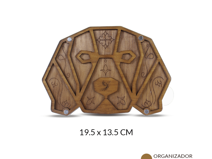 Organizador MDG Dog 8 contenedores 13.5 x 19.5 cm / x und / Ref-08913