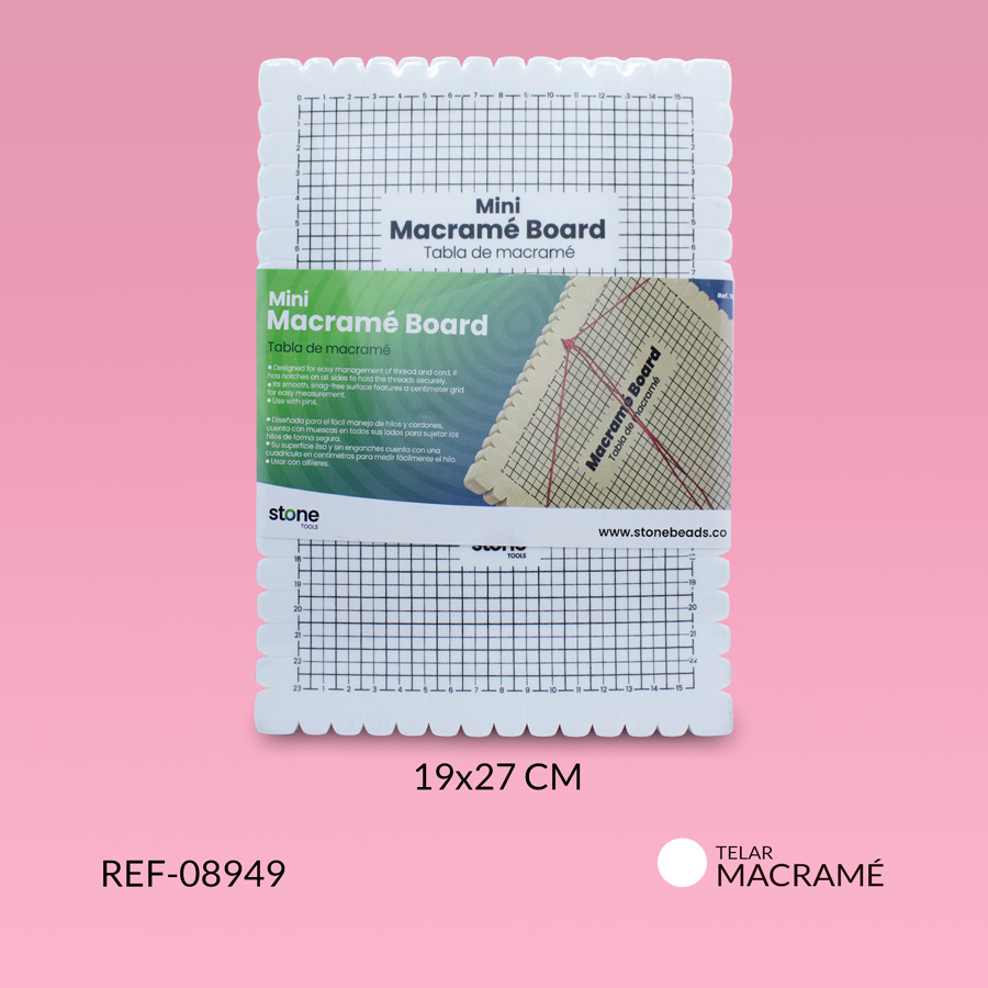 Telar para macramé board 19 x 27 cm / x unidad / Ref-08949 / Ref-08949 ...