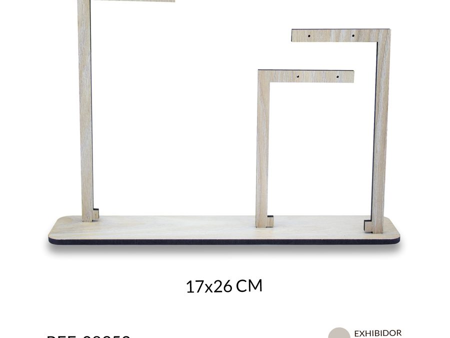 Exhibidor madera 17×26 / x und / ref-08952 / ref-08952