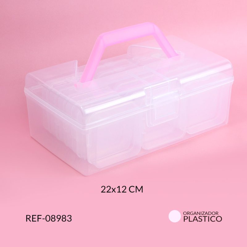 Organizador plastico 18 contenedores 22x12mm / x unidad / Ref-08983 / Ref-08983