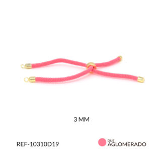 Extension covergold para pulsera 3mm color Fucsia N / x unidad / Ref-10310D19 / Ref-10310D19