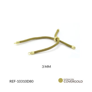 Extensión covergold para pulsera café