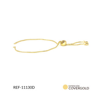 Extensión rodinado para pulsera color dorado