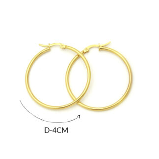 Candonga en Acero 4 cm x par