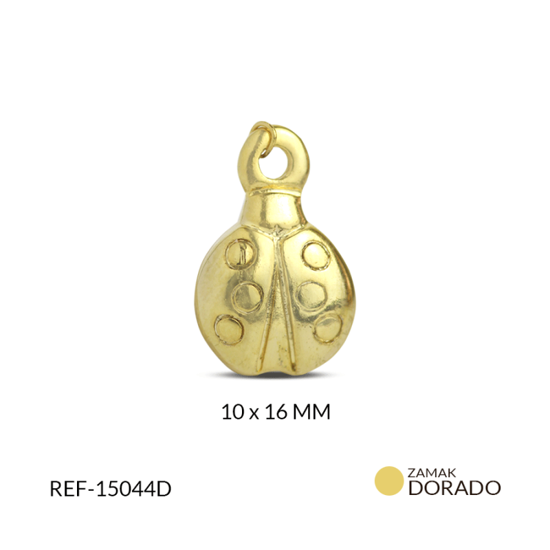 DIJE ZAMAK MARIQUITA 10x16MM /PAQUETE x 3 UND / Ref-15044D