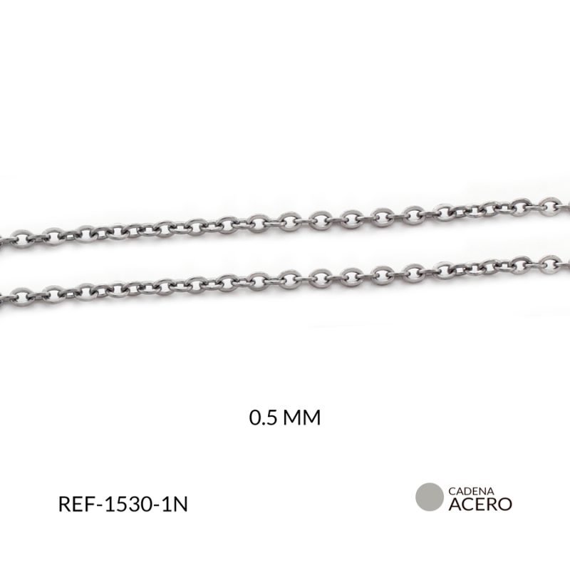 Cadena acero eslabón punto diamante x metro - Imagen 3