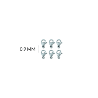 Broche acero picoloro 6x9mm x 6und
