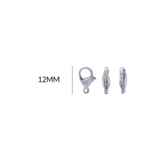 Broches acero picoloro 12mm x 6und