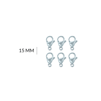 Broche Acero picoloro 15mm x 6 und