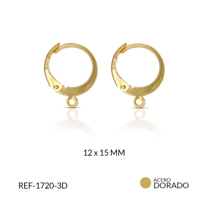 Anzuelo acero catalan 12x15mm x par