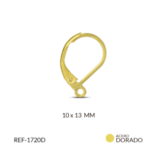 Gancho de acero catalán redondo 10x13mm x par