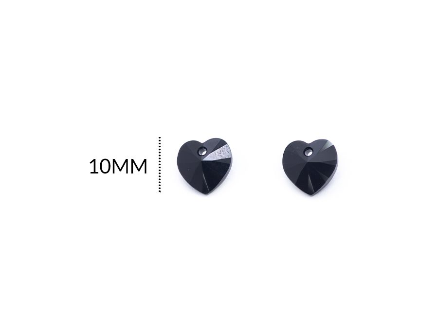 DIJE SW CORAZON NEGRO 10MM / x UND / Ref-2511C73