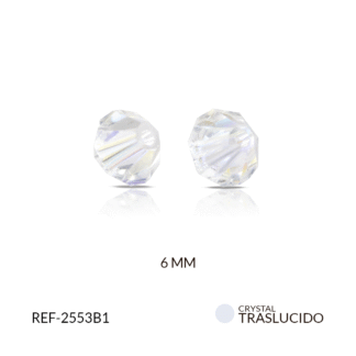 PRECIOSA ROMBON 6MM COLORS CRYSTAL / paquete x 12 und / REF-2553B1