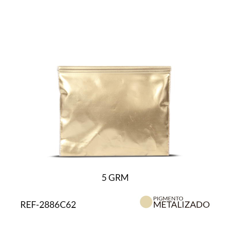 PIGMENTO NATURAL METALIZADO OCRE / x 5 GRM APROX / REF-2886C62