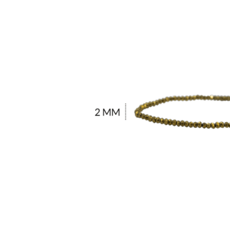 Róndela dorado metalizado 2mm