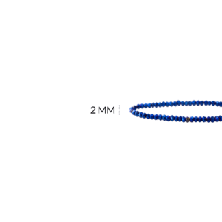 Róndela azul eléctrico metalizado 2mm
