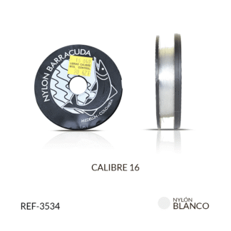 Nylon barracuda libra 16 cal 40 x rollo 90 metros
