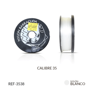 Nylon barracuda 35 libras cal 60 rollo x90 metros