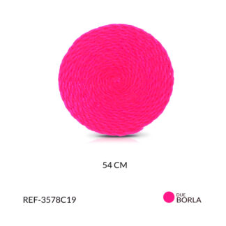 Base para arete terlenca fucsia fluorescente 54 cm x par