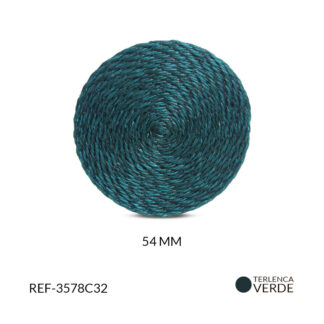 Base para arete terlenca verde Jade 54mm x par