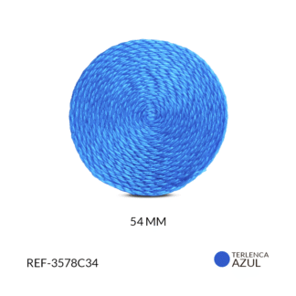 Base para arete terlenca azul 54mm x par