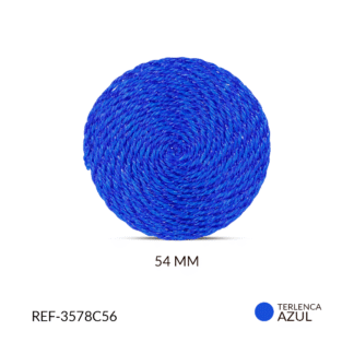 Base para arete terlenca 54mm azul rey x par 
