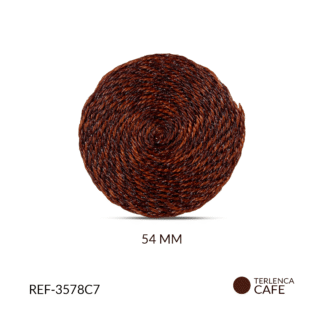 Base terlenka para arete café 54mm