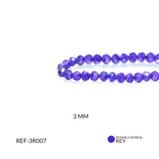 Rondela azul rey boreal 3mm