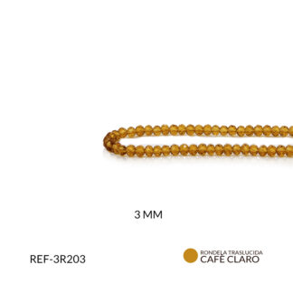 Róndela café claro traslucida 3mm