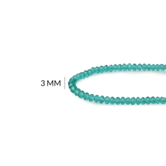 Róndela verde jade traslucido 3mm