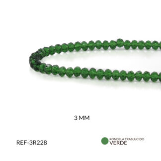 Róndela verde Cali traslucido 3mm