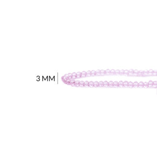 Róndela rosado rosa traslucido 3mm