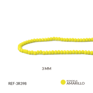 Róndela amarillo mate 3mm