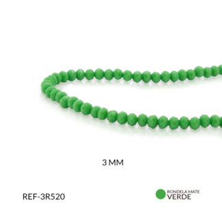Róndela verde mate 3mm