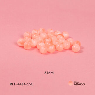 Abaco nube traslucido Salmon 6mm