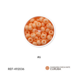 Mostacilla checa curuba mate #6 paquete x25 gramos