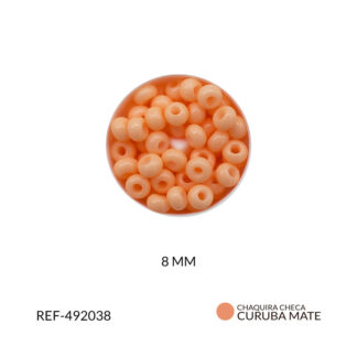 Mostacilla checa curuba mate #8 paquete x25 gramos