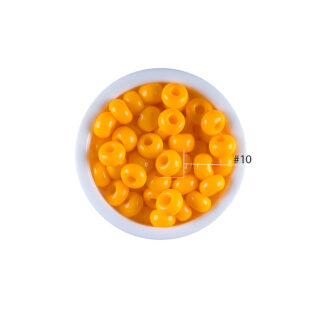 Mostacilla checa naranja claro mate #10 paquete x25 gramos