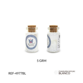 Mostacilla miyuki blanca 2mm x 5grm