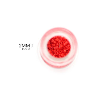 Mostacilla miyuki rojo claro x5 gramos