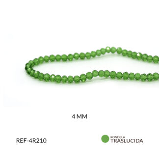 Róndela verde limón traslucido 4mm
