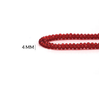 Róndela rojo traslucido 4mm