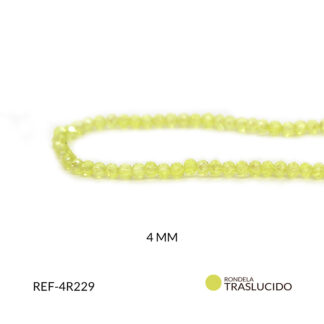 Róndela amarillo claro traslucido 4mm