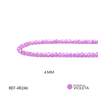 Róndela morado lila traslucido 4mm